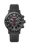 WENGER Roadster Chronograph Black Silicone Strap