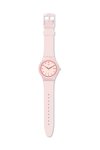SWATCH Sistem 51 Blush Automatic Pink Silicone Strap
