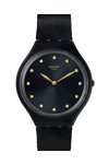 SWATCH Skinora Crystals Black Combined Materials Strap