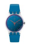 SWATCH Polablue Blue Silicone Strap
