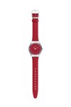 SWATCH Skinrossa Red Leather Strap