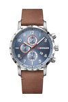 WENGER Attitude Chronograph Brown Leather Strap