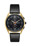 KENNETH COLE Gents Black Leather Strap