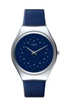 SWATCH Skin Irony Skin Sideral Blue Leather Strap