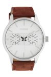 OOZOO Timepieces Brown Leather Strap (48mm)