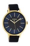 OOZOO Timepieces Blue Leather Strap (45mm)