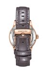 KENNETH COLE Ladies Crystals Automatic Grey Leather Strap