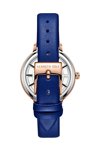KENNETH COLE Ladies Crystals Blue Leather Strap