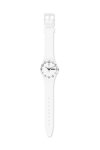 SWATCH Gents Over White with White Silicone Strap