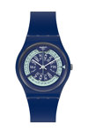 SWATCH Gents N-Igma Navy Blue Silicone Strap