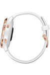 GARMIN Venu 2S  Rose Gold Bezel with White Case and White Silicone Band