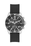BEVERLY HILLS POLO CLUB Chronograph Black Rubber Strap