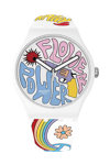 SWATCH Power of Peace Multicolor Silicone Strap