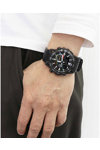 CASIO Edifice Sospensione Dual Time Chronograph Black Rubber Strap