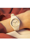 ICE WATCH Glam Brushed Beige Silicone Strap (S)