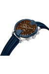 POLICE Huntley Blue Leather Strap