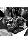 SEIKO Prospex Panda Speedtimer Solar Chronograph Silver Stainless Steel Bracelet