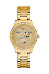 GUESS Idol Crystals Gold Stainless Steel Bracelet