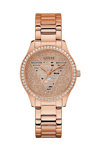 GUESS Lady Idol Crystals Rose Gold Stainless Steel Bracelet