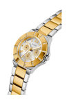 GUESS Sunray Crystals Two Tone Stainless Steel Bracelet