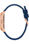 GUESS Cubed Blue Rubber Strap