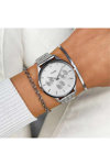 CLUSE Minuit Silver Stainless Steel Bracelet