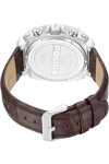 POLICE Norwood Dual Time Brown Leather Strap