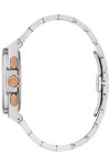 GUESS Collection Coussin Shape Chronograph Silver Stainless Steel Bracelet