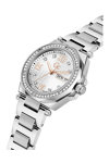 GUESS Collection Legacy Crystals Silver Stainless Steel Bracelet