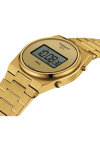 TISSOT T-Classic PRX Digital Dual Time Chronograph Gold Stainless Steel Bracelet