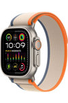 Apple Watch Ultra 2 GPS + Cellular 49mm with Orange/Beige Trail Loop - S/M