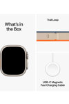 Apple Watch Ultra 2 GPS + Cellular 49mm with Orange/Beige Trail Loop - S/M