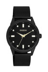 OOZOO Timepieces Crystals Black Metallic Bracelet