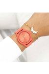 OOZOO Timepieces Crystals Somon Leather Strap