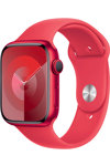 Apple Watch Series 9 GPS 45mm with Red Sport Band - S/M