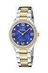 FESTINA Crystals Solar Two Tone Stainless Steel Bracelet