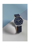 TIMEX Easy Reader Blue Leather Strap