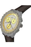 SWATCH Golden Radiance Chronograph Brown Leather Strap