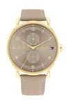 TOMMY HILFIGER Casual Beige Leather Strap