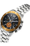 AQUADIVER Force Master Chronograph Silver Stainless Steel Bracelet
