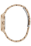 GUESS Tri Plaque Rose Gold Stainless Steel Bracelet