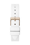 GUESS Mini Wonderlust Crystals White Rubber Strap