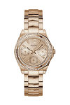 GUESS Ritzy Crystals Rose Gold Stainless Steel Bracelet