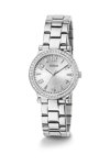 GUESS Fawn Crystals Silver Stainless Steel Bracelet