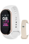 MAREA Smartwatch White Rubber Strap Gift Set
