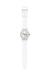 SWATCH Clearly New Gent White Plastic Strap