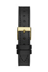 GUESS Charmed Crystals Black Rubber Strap