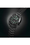 SEIKO Prospex Black Series Turtle 'Night Vision' Divers Automatic Black Stainless Steel Bracelet