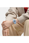SWATCH Power of Nature Frozen Waterfall Light Blue Silicone Strap