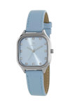 MAREA Crystals Blue Leather Strap